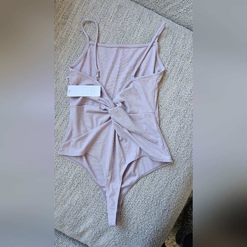 💝Sadie & Sage Lavender Ribbed Bodysuit